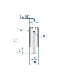 3328 V8 - Matrici 30°
