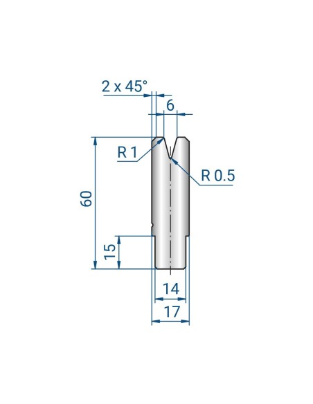 3327 V6 - Matrici 30°