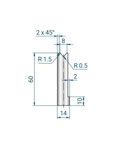 3321 V8 - Matrici 86°