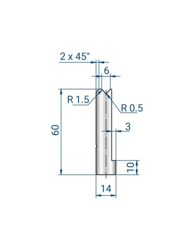 3320 V6 - Matrici 86°