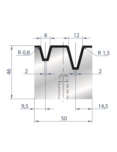 2047 - 2V Dies - 30°