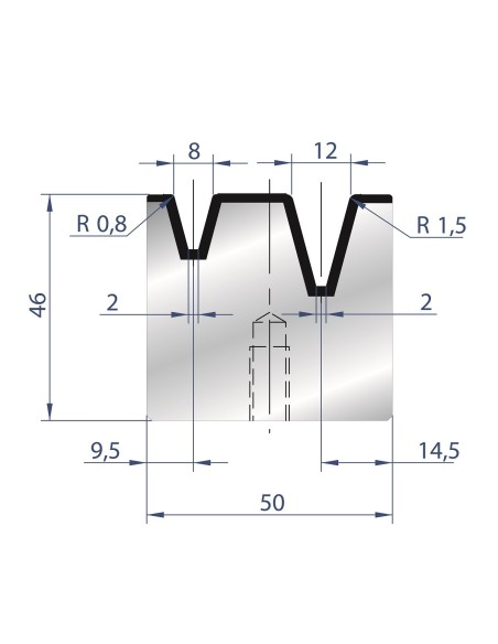 2047 - 2V Dies - 30°