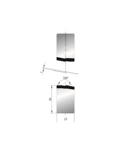 1130 - Coppia Inserti a Z 1 160°