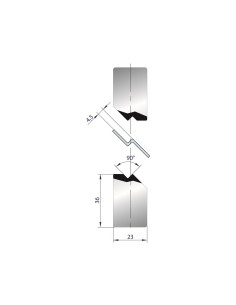 1137 - Coppia Inserti a Z 4,5 90°