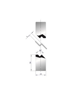 1140 - Coppia Inserti a Z 6 90°