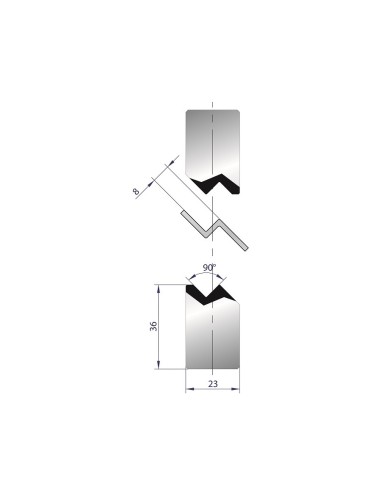 1144 - Coppia Inserti a Z 8 90°
