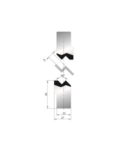 1145 - Coppia Inserti a Z 9 90°