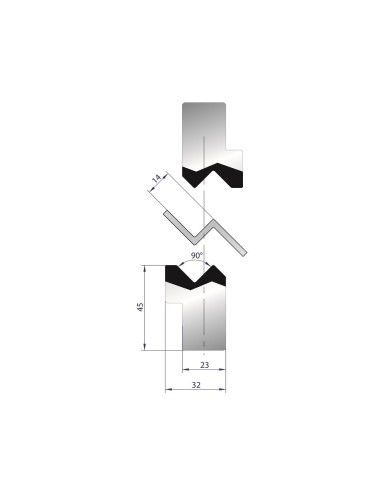 1279 - Coppia Inserti a Z 14 90°