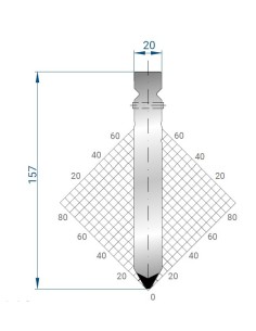 1334 - Poinçon 60°