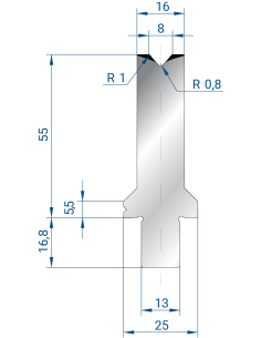 3251 - 1V Dies - 86°