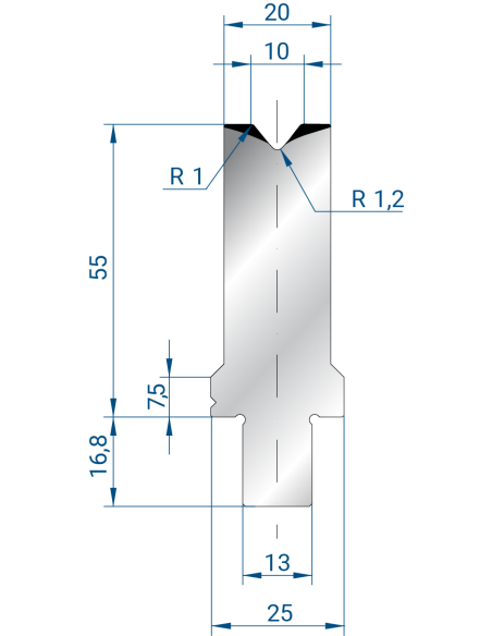 3252 - 1V Dies - 86°