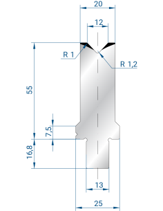 3253 - 1V Dies - 86°