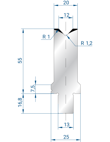 3253 - 1V Dies - 86°