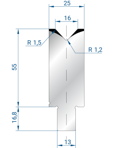 3254 - 1V Dies - 86°