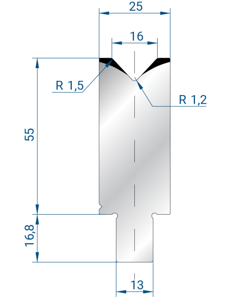 3254 - 1V Dies - 86°