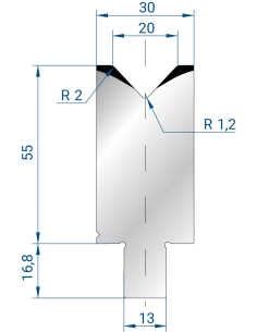 3255 - 1V Dies - 86°