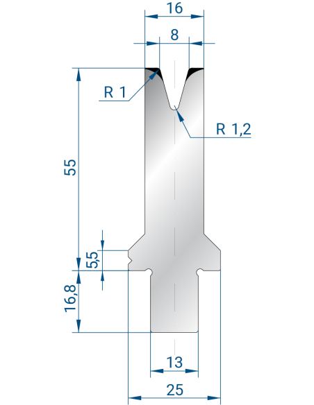 3261 - 1V Dies - 30°