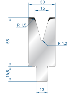 3264 - 1V Dies - 30°