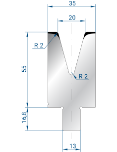 3265 - 1V Dies - 30°