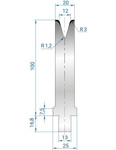 3283 - Matrici 1V - 30°