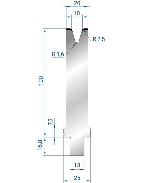 3282 - Matrici 1V - 30°