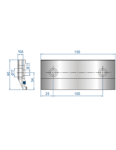 4199 - Clamp with poliurethane insert