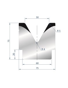 2082 - 1V Dies - 60°