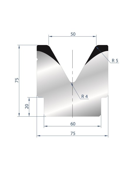 2082 - 1V Dies - 60°