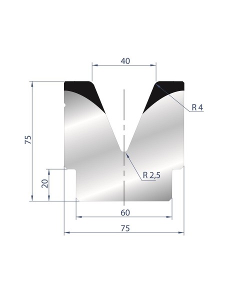 2081 - 1V Dies - 45°