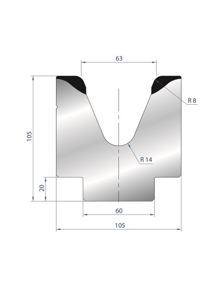 2117 - 1V Dies - 45°
