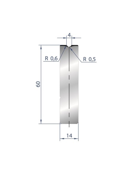 3158 - 1V Dies - Self-centering dies 88°