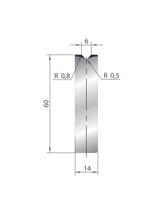 3159 - 1V Dies - Self-centering dies 88°