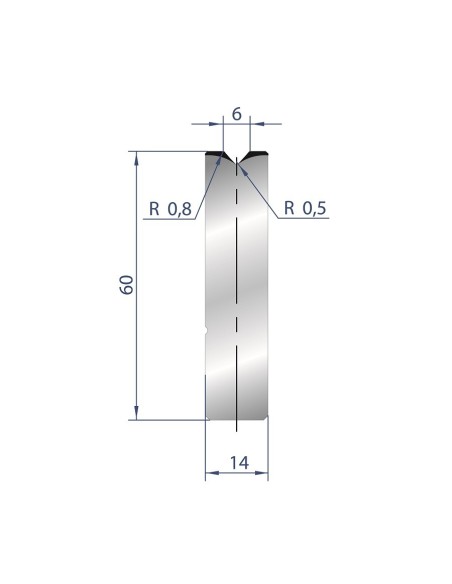 3159 - 1V Dies - Self-centering dies 88°
