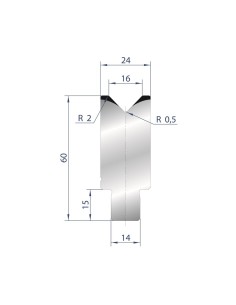 3163 - 1V Dies - Self-centering dies 88°