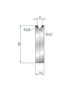 3194 - 1V Dies - Self-centering dies 60°