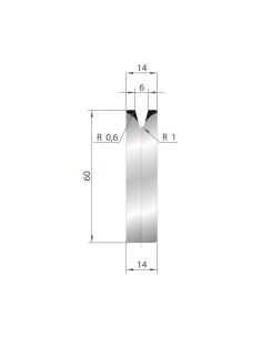 3166 - 1V Dies - Self-centering dies 30°