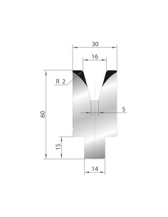 3170 - 1V Dies - Self-centering dies 30°