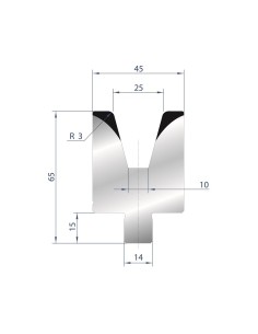 3172 - 1V Dies - Self-centering dies 30°