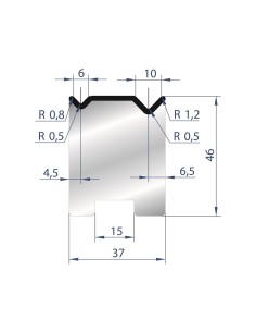 2050 - 2V Dies - Self-centered dies 88°