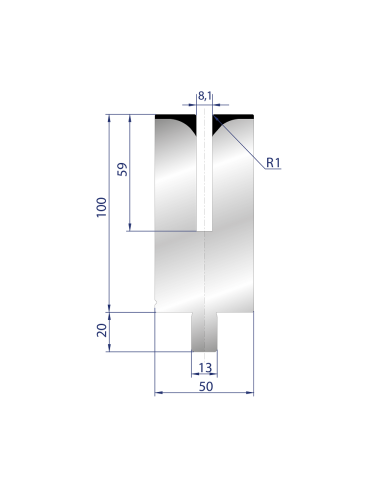 3157 - Flattening hemming tools 28°
