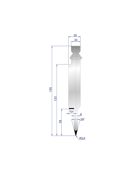 1249 - Flattening hemming tools 28°