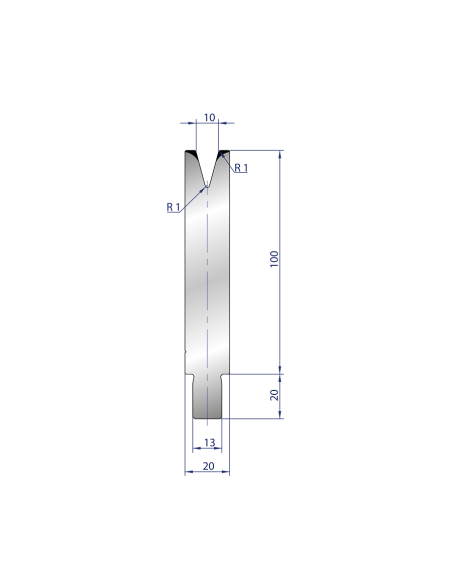 3208 - 1V Dies - 30°