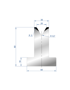 3024 – T Dies – 60°