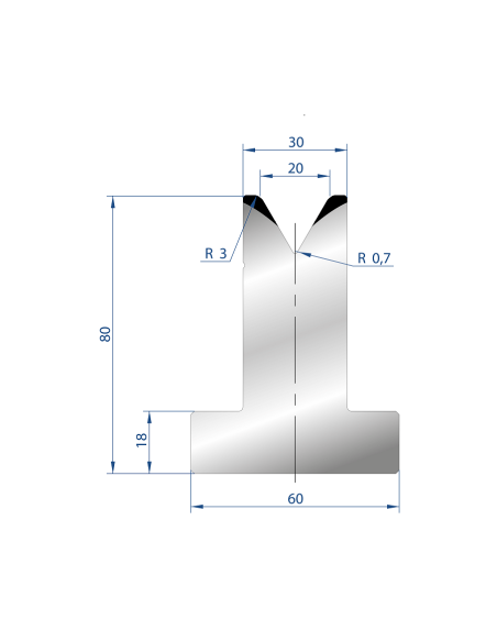 3024 – T Dies – 60°