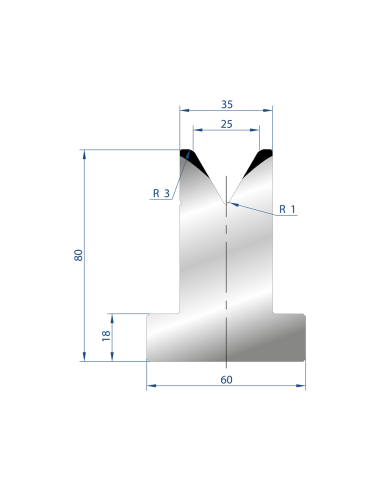 3025 – T Dies – 60°