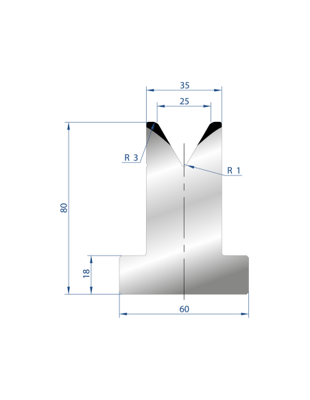 3025 – T Dies – 60°