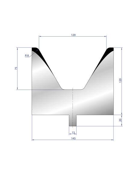 3224 - 1V Dies - 60°