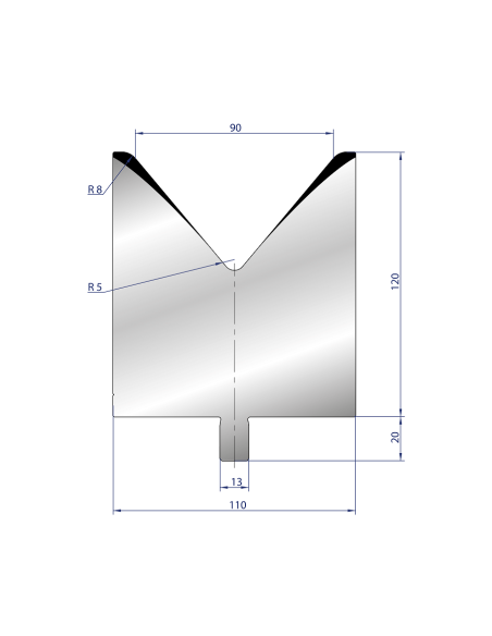 3222 - 1V Dies - 80°