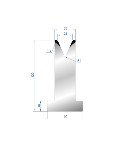 3072 – T Dies – 45°