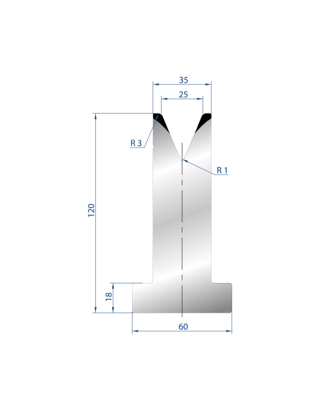 3072 – T Dies – 45°